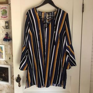 1X Penningtons Pin Striped Dress